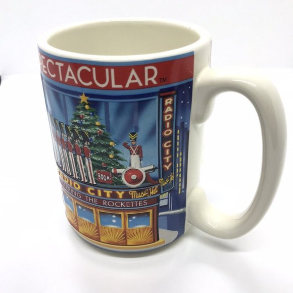 RADIO CITY Christmas Spectacular ROCKETTES Large Mug Madison Square Garden Co - Picture 3 of 5